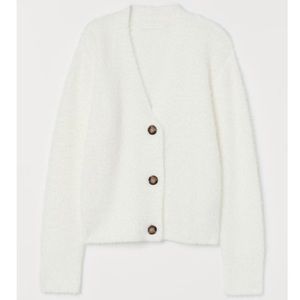 H&M FLUFFY CARDIGAN